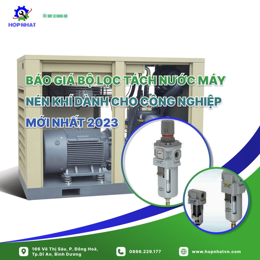<p>Dù ít được ai quan tâm nhưng bộ lọc tách nước máy nén khí là thiết bị quan trọng cho máy nén khí, đảm bảo cung cấp cho người sử dụng lượng khí nén tinh khiết, đúng tiêu chuẩn phù hợp với mục đích sử dụng.</p>