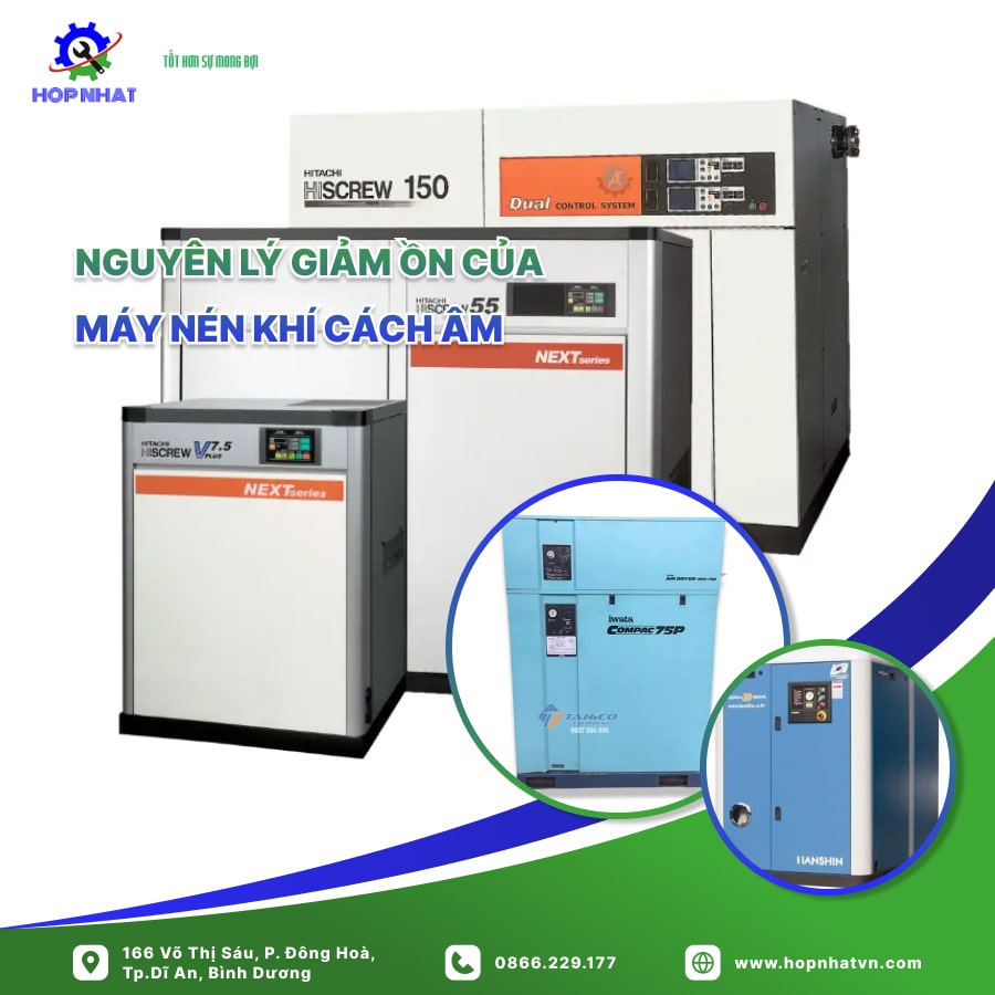 <p>Dưới vẻ ngoài mạnh mẽ của các máy nén khí, tiếng ồn không kiểm soát là một vấn đề thường gặp trong nhiều nhà máy và công xưởng. Bạn đã bao giờ tự hỏi liệu có cách nào để làm cho chúng hoạt động mạnh mẽ mà không gây phiền toái cho người lao động và môi trường làm việc?</p>