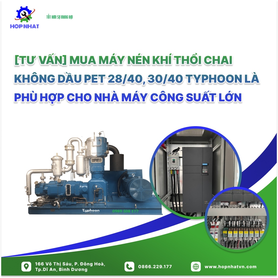 <p style="text-align: justify;"><span style="font-size:16px;">Khi bạn đang tìm kiếm giải pháp tối ưu cho quy trình sản xuất của nhà máy, mua máy nén khí thổi chai không dầu PET chính là một trong những lựa chọn hàng đầu. Với nhiều lợi ích vượt trội, máy nén khí thổi chai không dầu PET không chỉ giúp tiết kiệm năng lượng mà còn đảm bảo chất lượng sản phẩm cao. Hãy cùng tìm hiểu bài viết này để hiểu rõ hơn về lý do tại sao mua máy nén khí thổi chai không dầu PET là quyết định đúng đắn cho hoạt động sản xuất của bạn.</span></p>