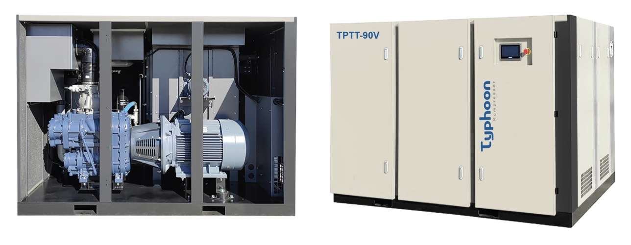 TWO-STAGE PM VSD AIR COMPRESSOR SERIES (TPTT-V)