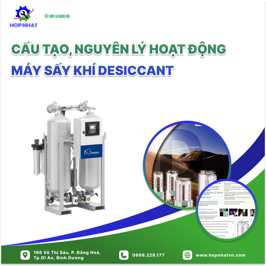 Cấu Tạo, Nguyên Lý Hoạt Động Máy Sấy Khí Desiccant