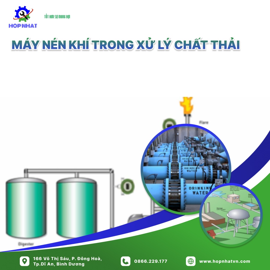 Máy Nén Khí Trong Xử Lý Nước Thải