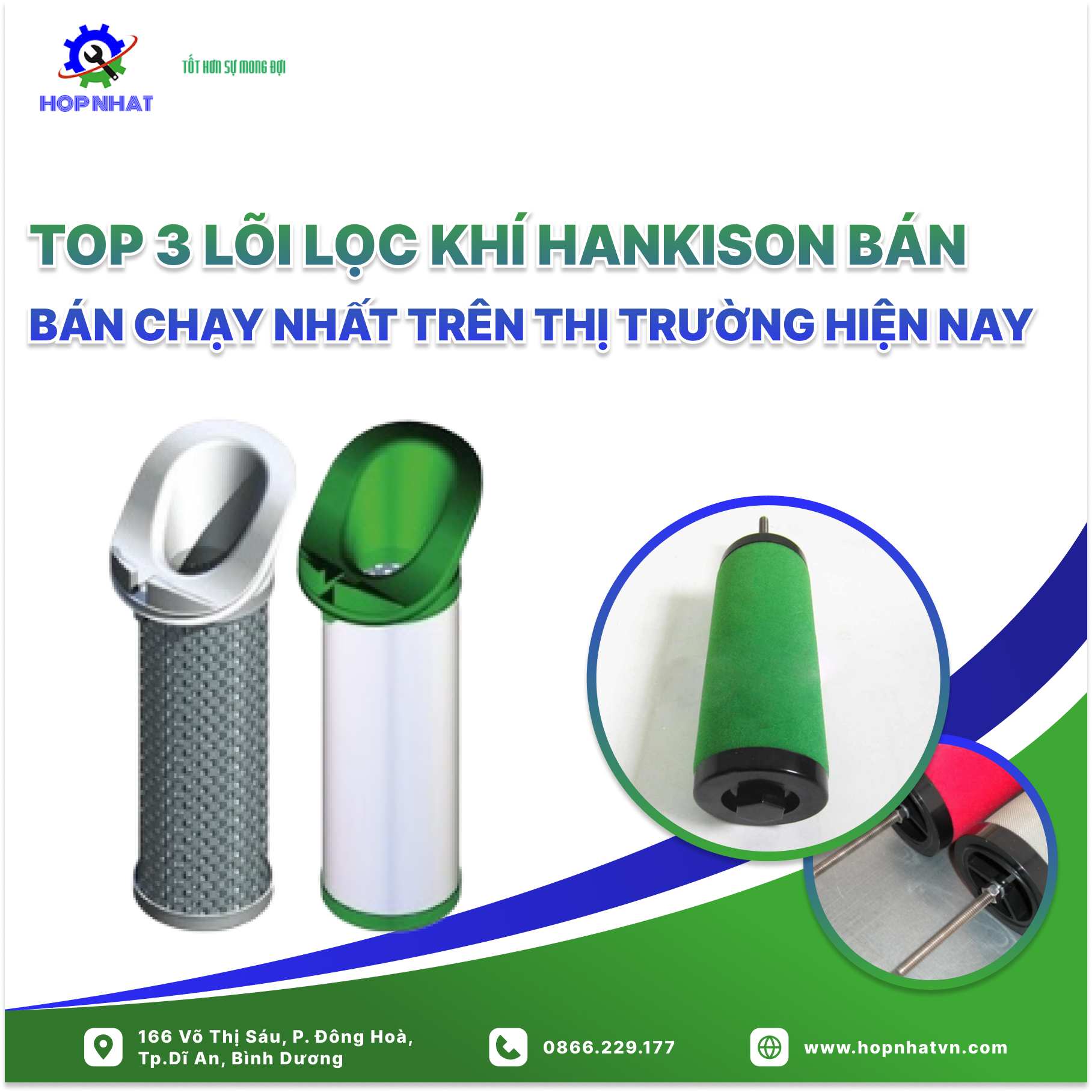 Top 3 lõi lọc khí Hankison bán chạy nhất trên thị trường hiện nay